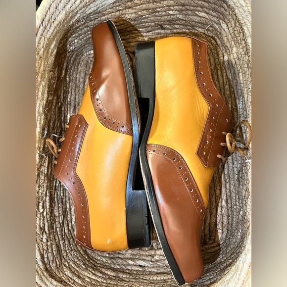 Custom two toned brown tan shoes (MB2) main image 9